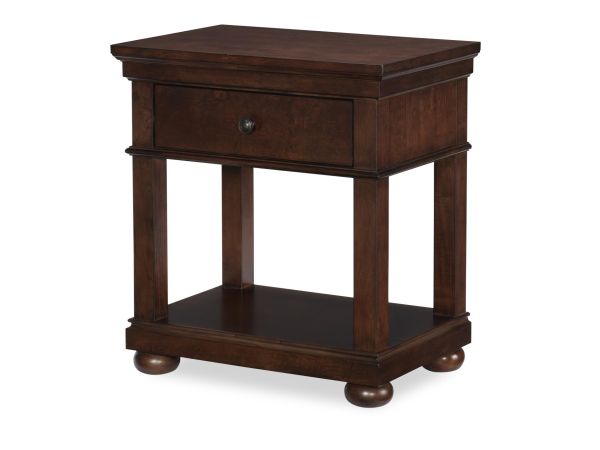 Canterbury 2.0 Open Night Stand in Warm Cherry