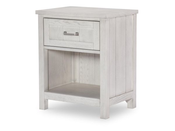 Preston Night Stand in Bleach Linen