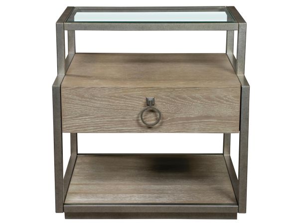 Sophie Rectangular End Table in Natural