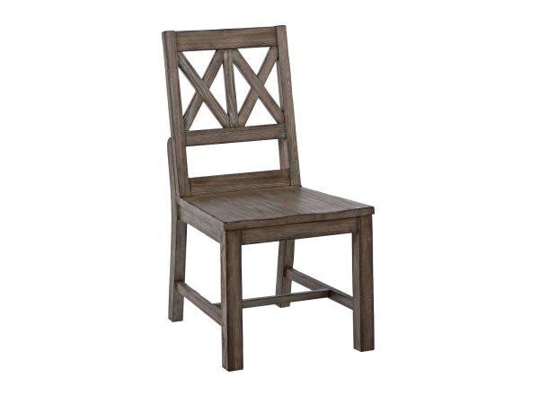 Foundry Wood Side Chair in Driftwood