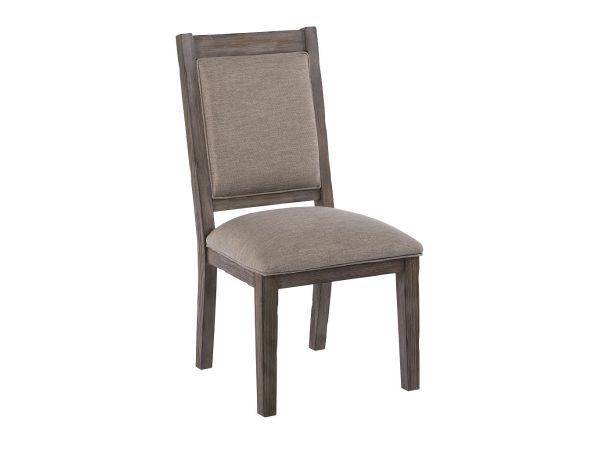 Foundry Upholstered Side Chair in Driftwood