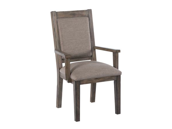Foundry Upholstered Arm Chair in Driftwood