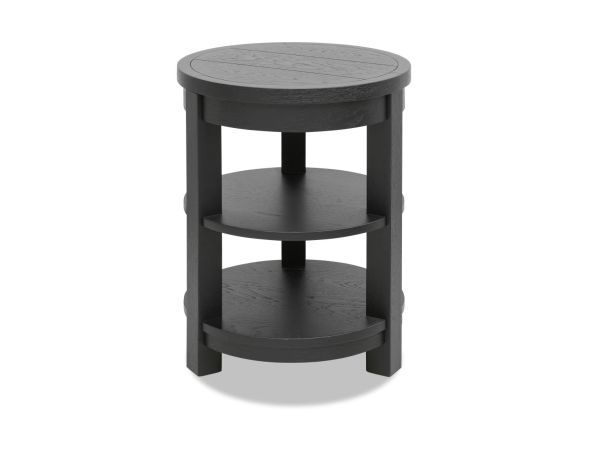 Today's Traditions Chairside Table in Blacksmith