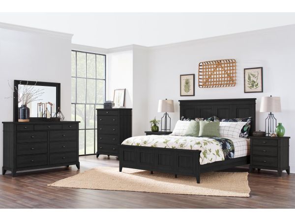 Today's Traditions Panel Bedroom Set - Blacksmith