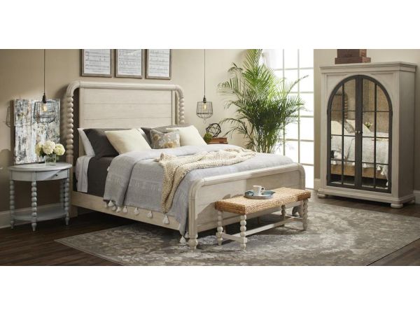 Nashville Panel Post Bedroom Set - Cloud
