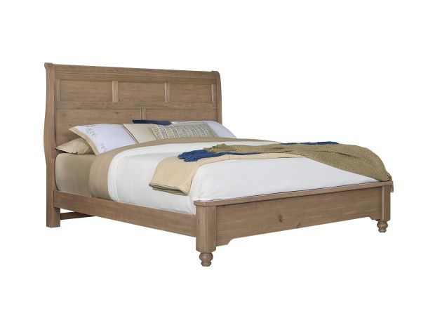 Vaughan-BassettVista Sleigh Bed in Natural Oak 