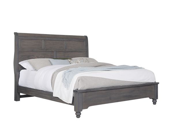 Vaughan-BassettVista Sleigh Bed in Grey Oak 