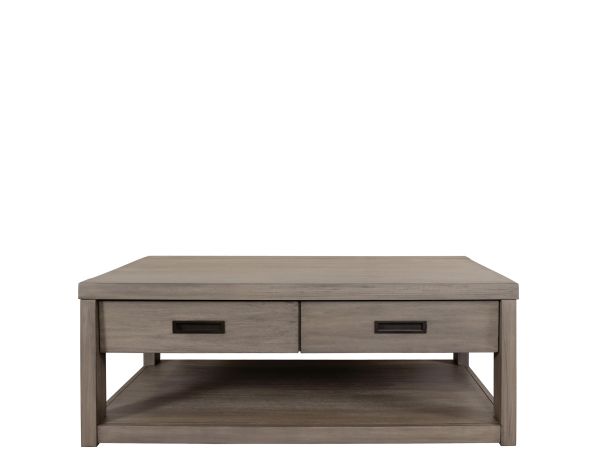 Riata Gray Cocktail Table in Gray Wash