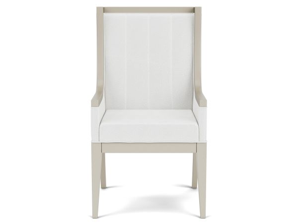 Hepburn Upholstered Host Chair in Platinum Drift