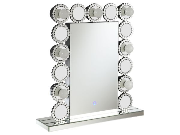 Aghes Rectangular Table Mirror with LED Lighting Mirror