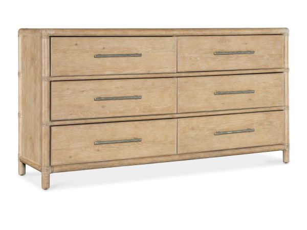 Hooker Furniture Retreat Pole Rattan Dresser