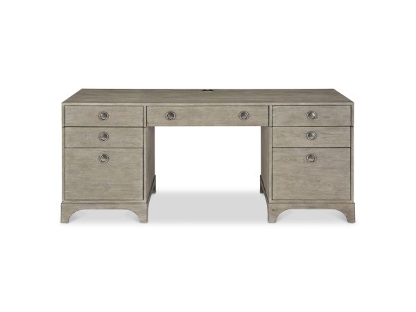 Bernhardt Furniture Albion Desk in Pewter