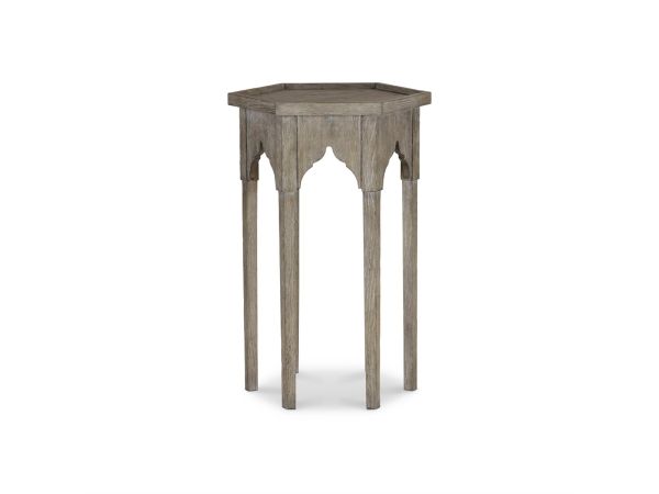 Bernhardt Furniture Albion Accent Table in Pewter