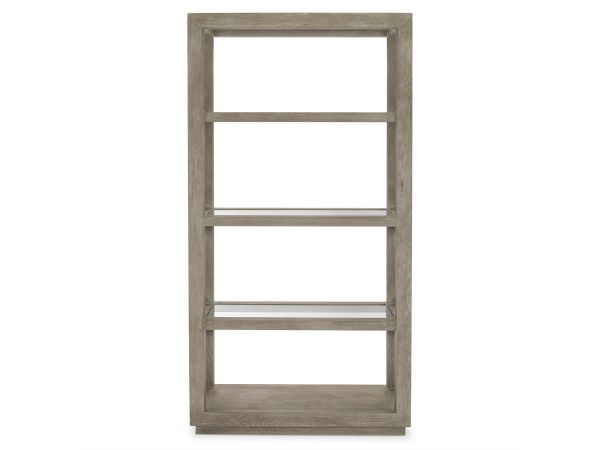 Bernhardt Furniture Albion Etagere in Pewter