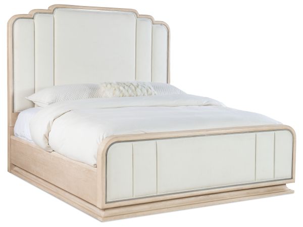 Hooker Furniture Nouveau Chic Upholstered Bed in White