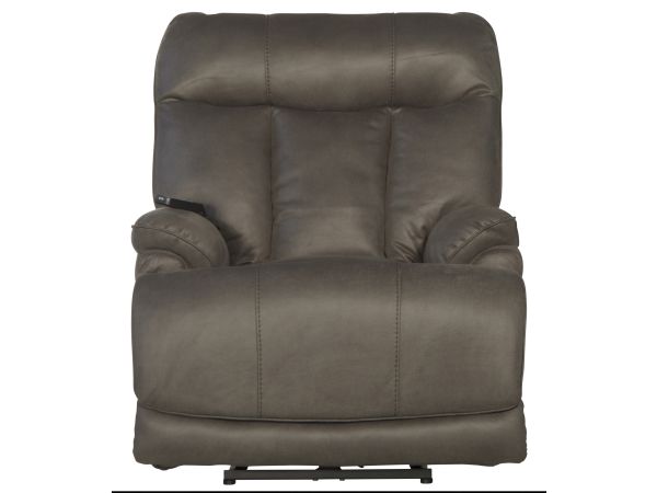 Anders Pwr Headrest/Lumbar Pwr Lay Flat Rec w/Heat & Msg & Ext Ott in Charcoal