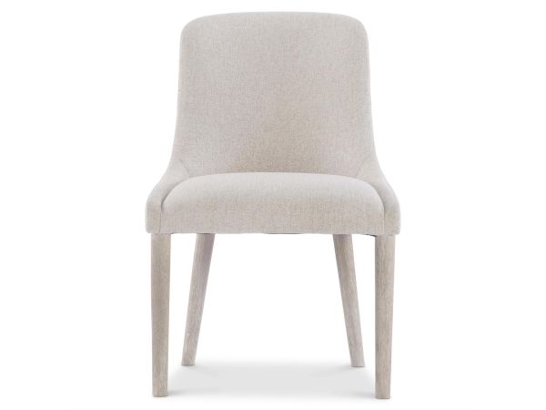 Bernhardt Furniture Antibes Side Chair in Pewter