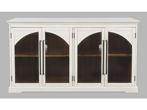 Archdale 4 Door Accent Cabinet in White