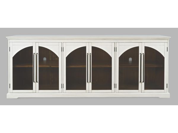 Archdale 6 Door Accent Cabinet in White
