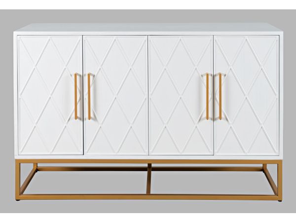 Argyle Glen 50" Accent Cabinet in White