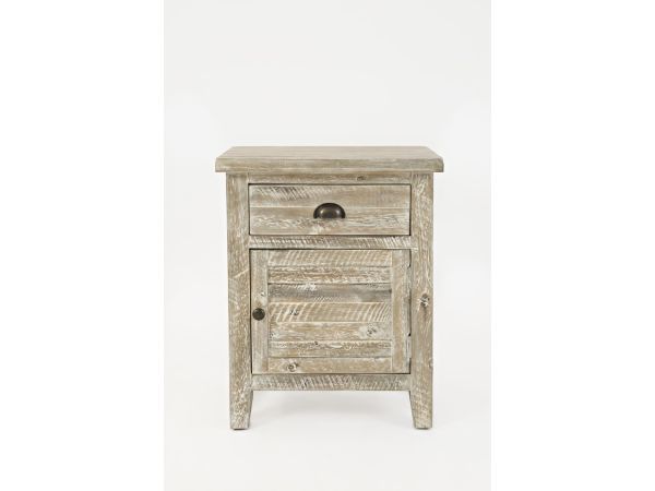 Artisan's Craft Accent Table in Washed Grey