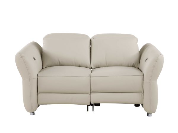 Chintaly Imports Atlanta Contemporary One-touch Reclining Modular Love Seat in Beige