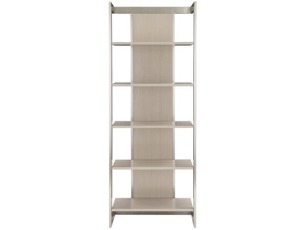 Bernhardt Furniture Axiom Etagere in Linear Grey