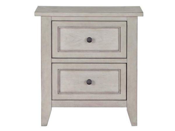 Raelynn Drawer Nightstand in Weathered white