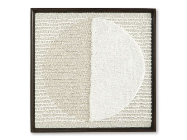 Ashley Furniture Bachard Wall Decor in Tan/White