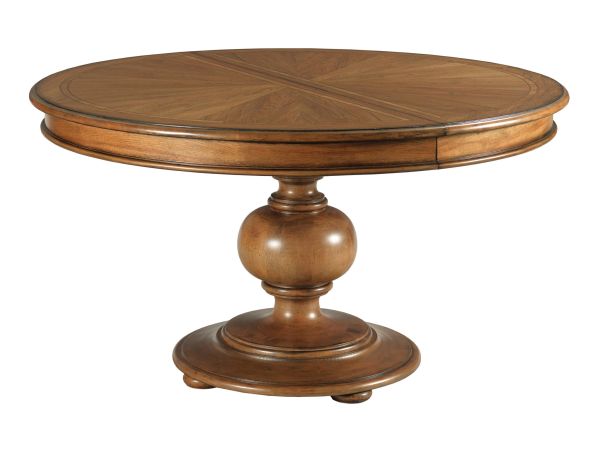 Berkshire Hillcrest Round Dining Table in Cognac