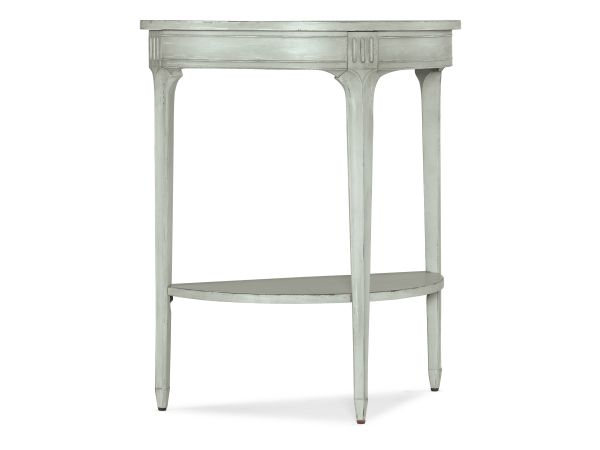 Hooker Furniture Charleston Demilune Accent Table in Blues