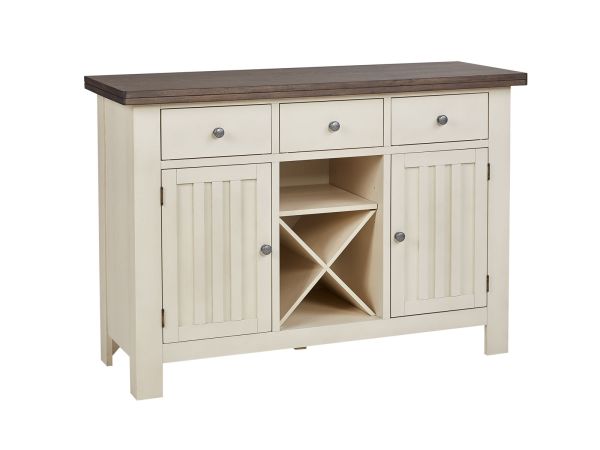 A-America Bremerton Slat Server in Saddledust Oyster 