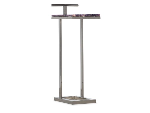 Hooker Furniture Melange Halee Accent Table in Silvers