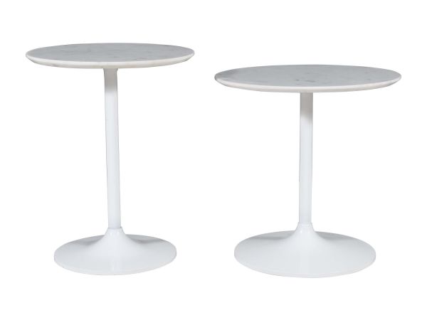 Camille Nesting Table in White