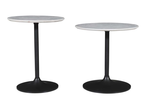 Camille Nesting Table in Gunmetal