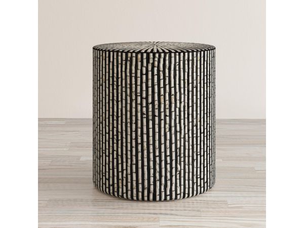 Capri Large Accent Table in Black
