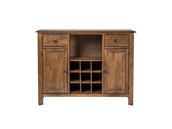 Liberty Furniture Carolina Crossing Server in Antique Honey