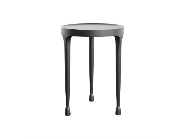 Bernhardt Furniture Casa Paros Accent Table in Anthracite Metal