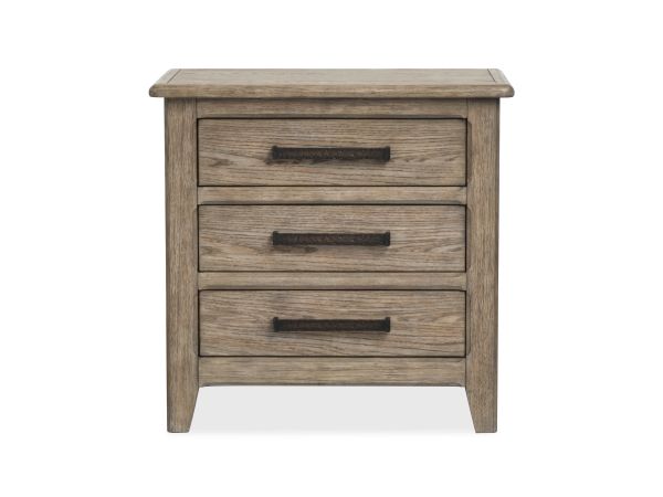 Magnussen Claremont Drawer Nightstand in Smokey Taupe