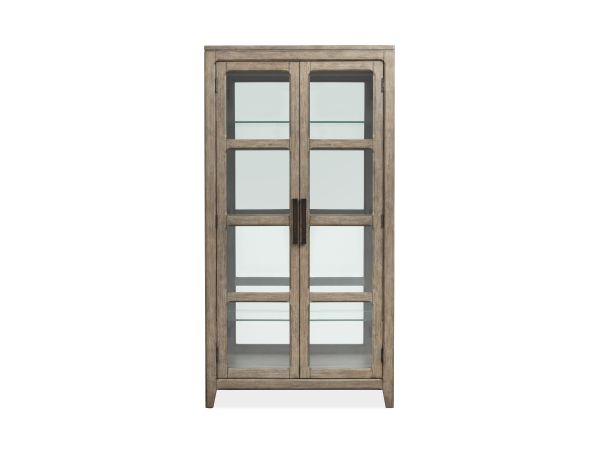 Magnussen Claremont Display Cabinet in Smokey Taupe