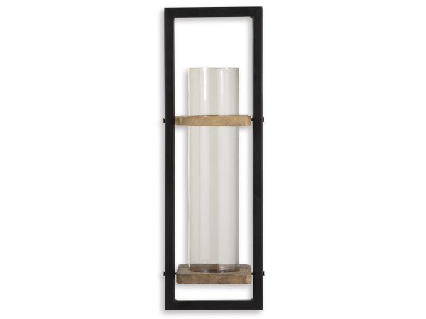 Ashley Furniture Colburn Wall Sconce in Natural/Black