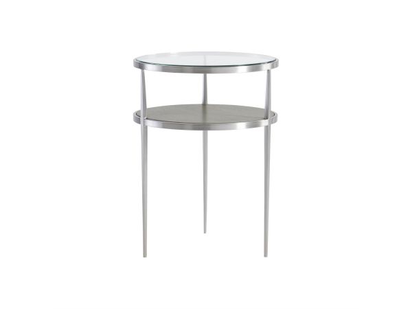 Bernhardt Furniture Cornelia Accent Table in Nebbia