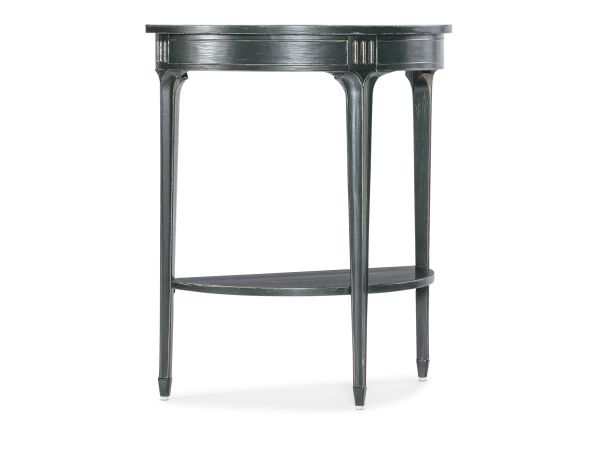Hooker Furniture Charleston Demilune Accent Table in Greens