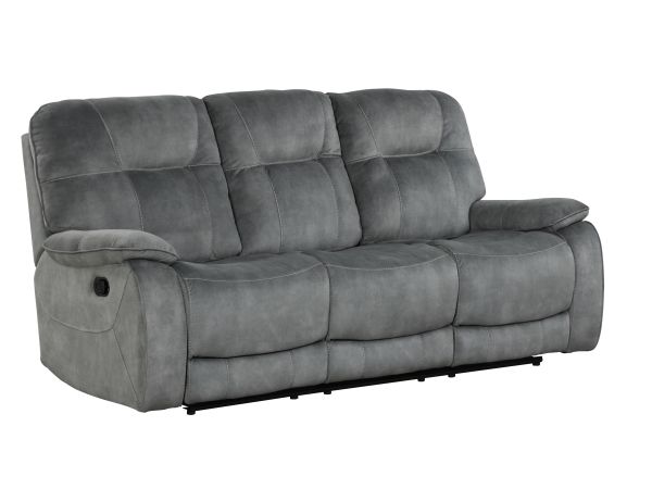 Cooper Shadow Grey Triple Reclining Sofa