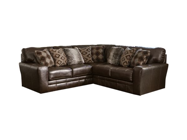 Jackson Furniture Denali Sectional in Chocolate