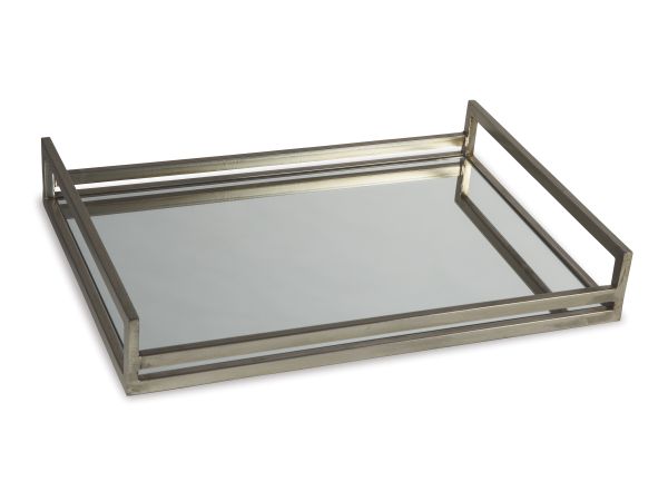 Ashley Furniture Derex Tray in Champagne
