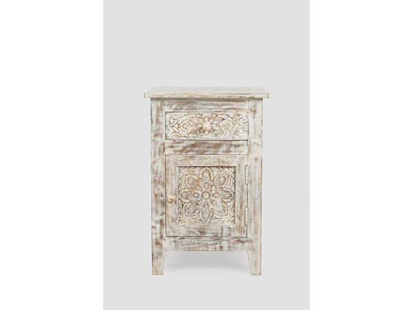 Devi Accent Table in White