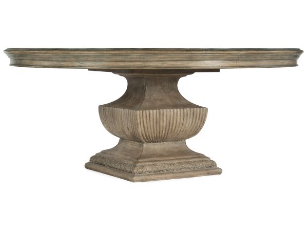 Hooker Furniture Castella 60in Round Dining Table in Antique Slate