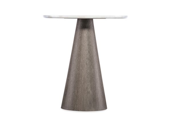 Hooker Furniture Modern Mood Round Accent Table in Dark Wood