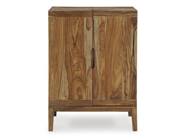 Ashley Furniture Dressonni Bar Cabinet in Brown